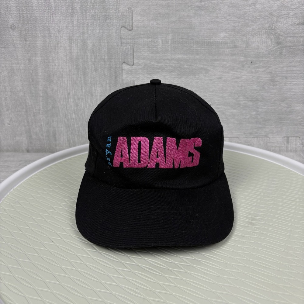 Vintage Bryan Adams Hat Cap Snapback Black Rock Music Spirit Disney Movie